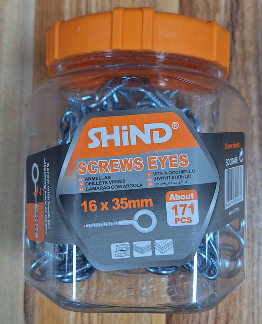 Shind Screw Eyes (16x35mm)