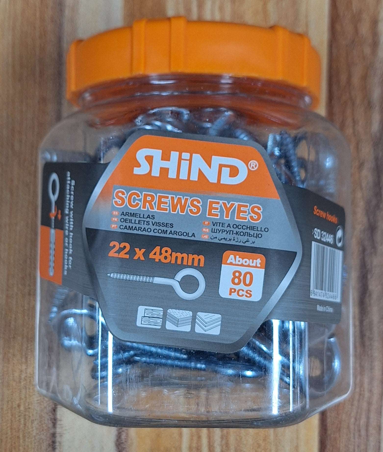 Shind Screw Eyes (22x48mm)