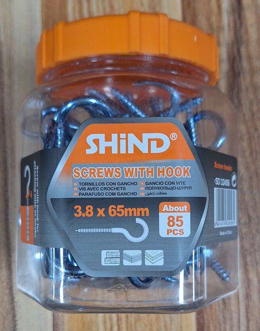 Shind Screw with Hook (3.8x65mm)