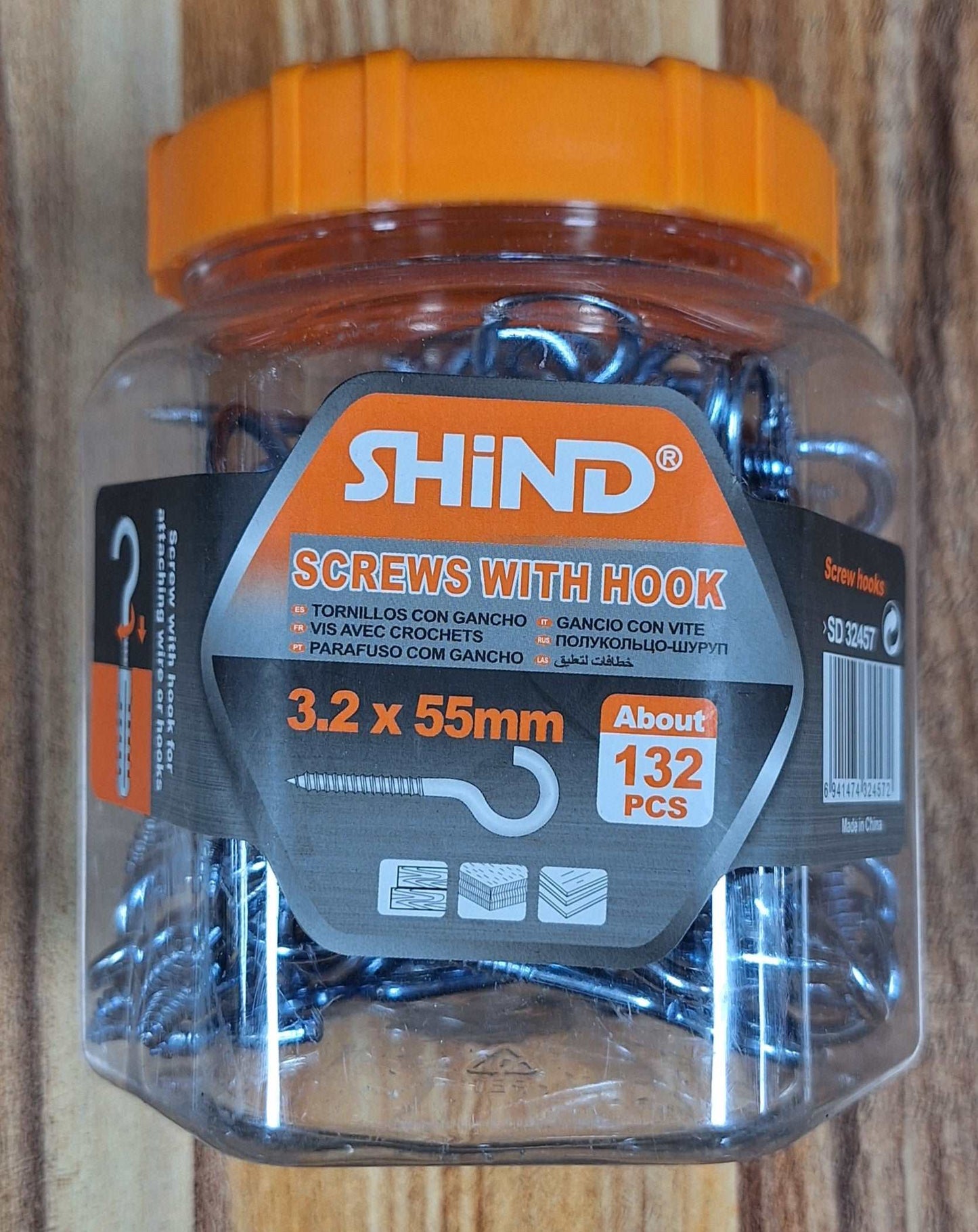 Shind Screw with Hook (3.2x55mm)