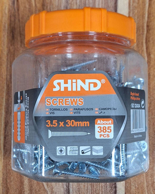 Silver Shind Screws (3.5x30mm)