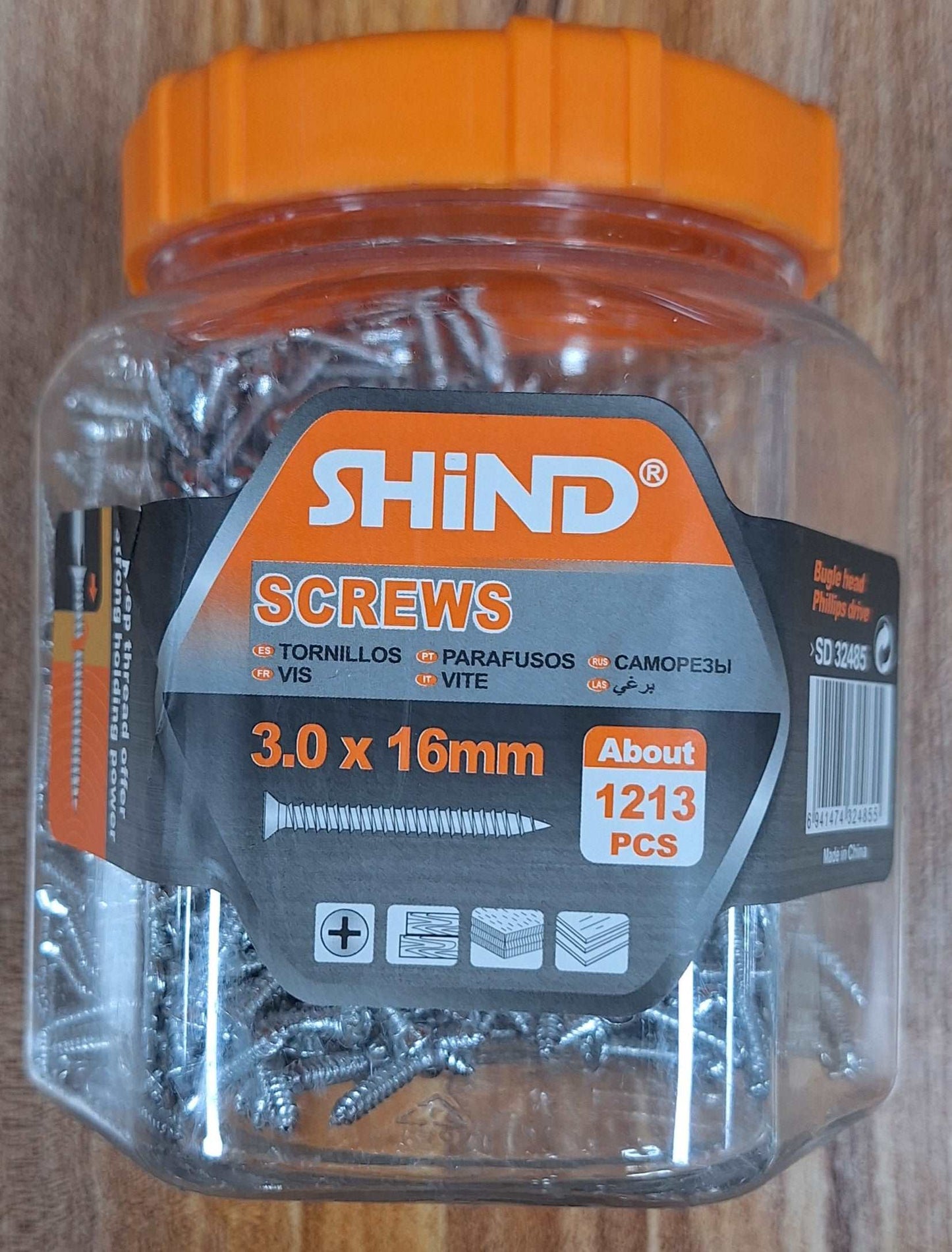 Silver Shind Screws(3.0x16mm)