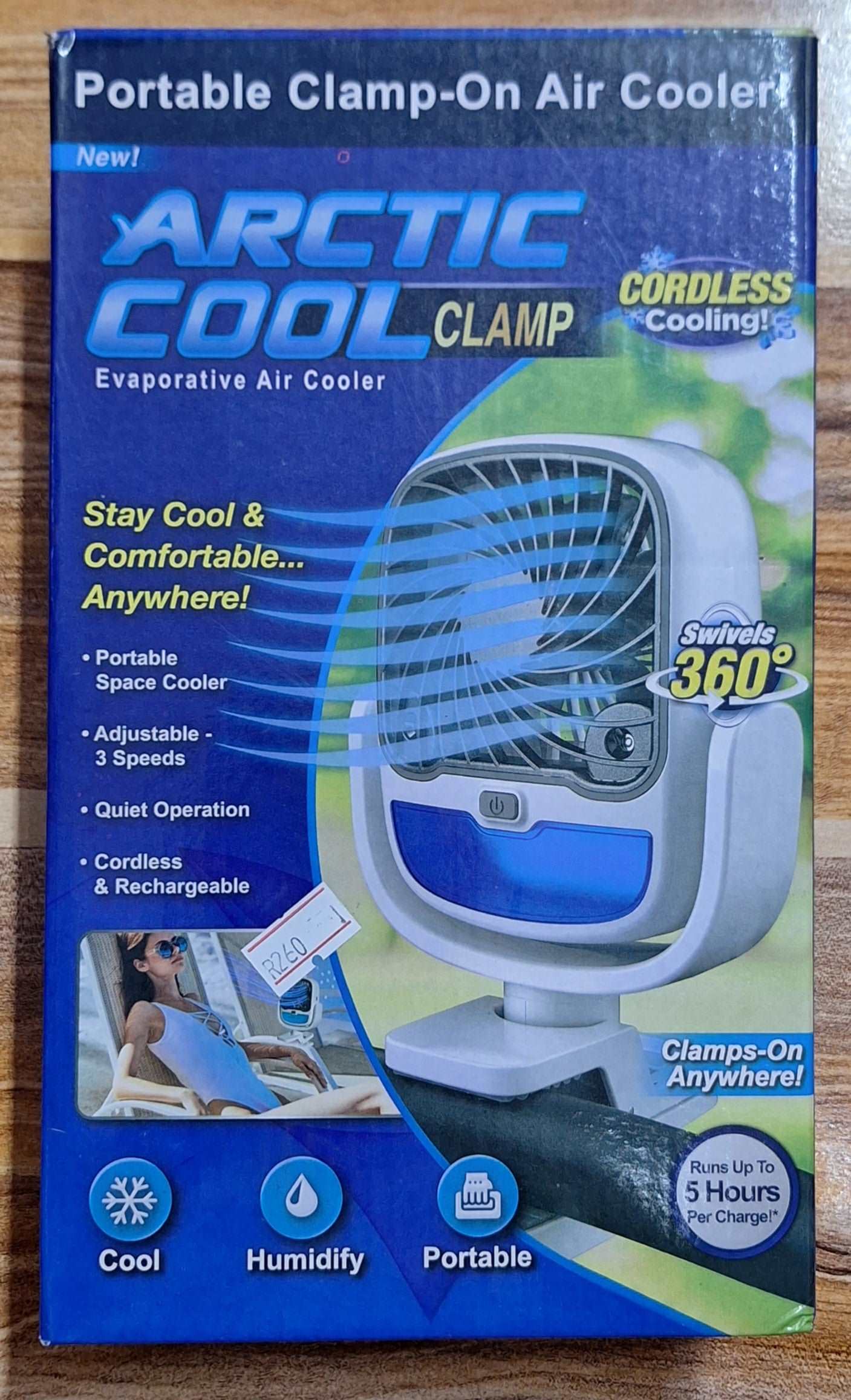 Portable Rechargeable  Clamp-on Fan