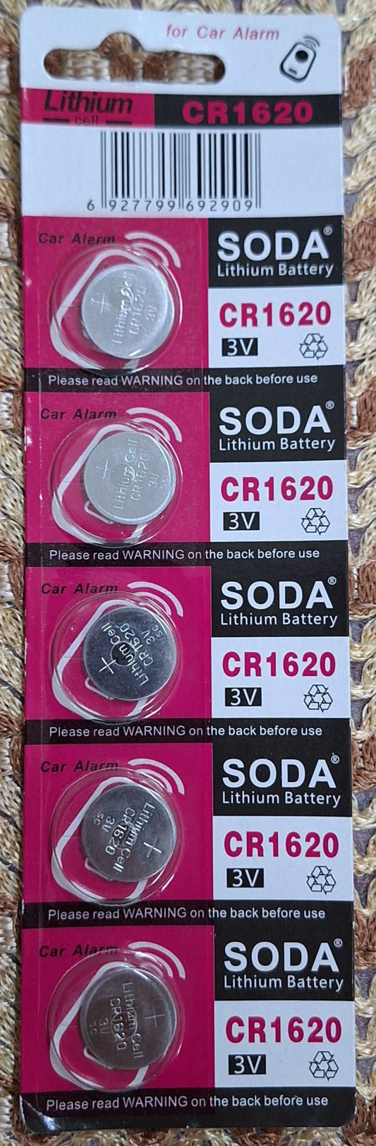 Cr1620 3V Lithium Batteries