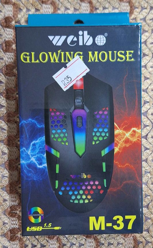 Weibo Wired Glowing Mouse