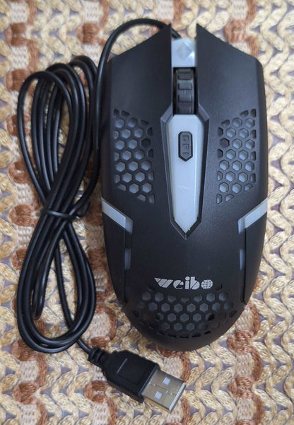 Weibo Wired Glowing Mouse