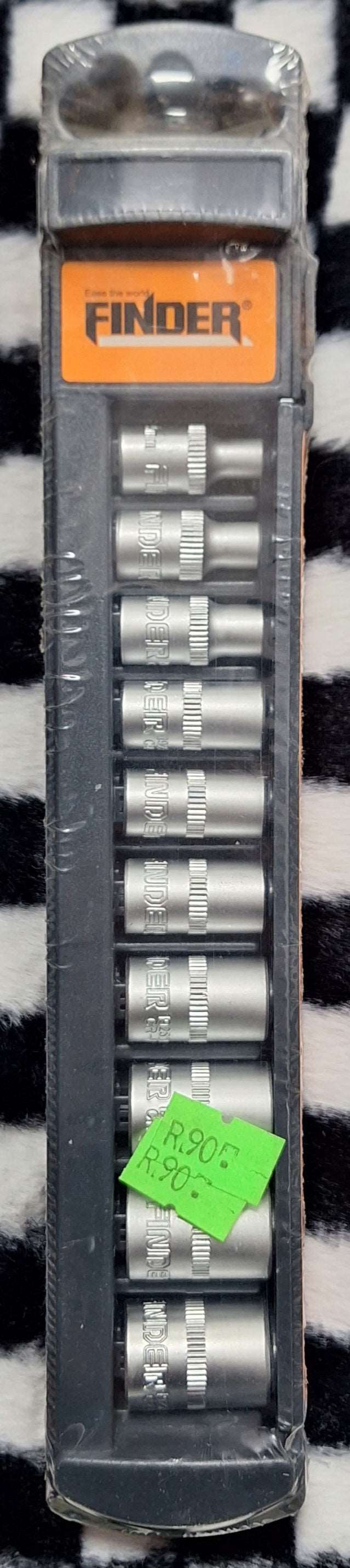 Finder 10pcs 1/4" Socket Set