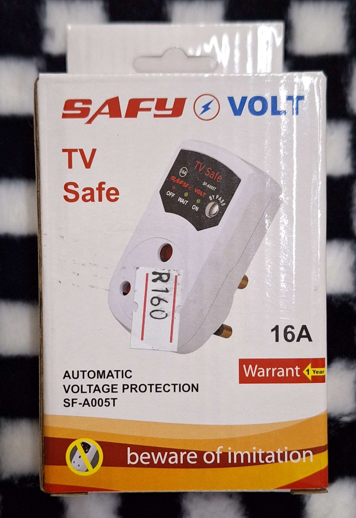 Safy TV Automatic Voltage Surge Protector - 16A