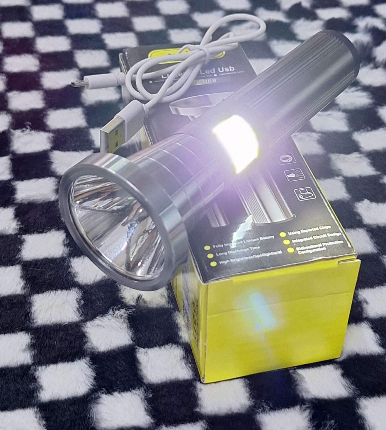 LED Rechargeable USB Torch