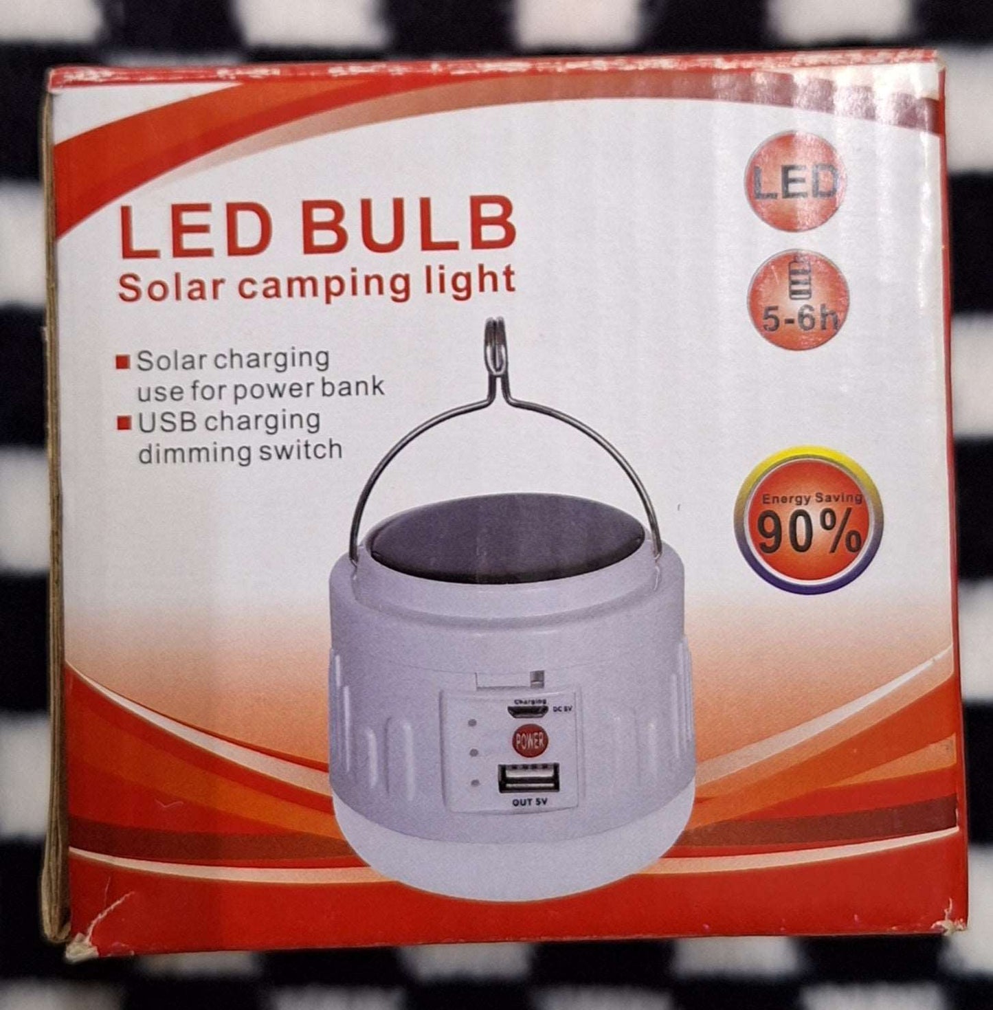 LED Solar Camping Light