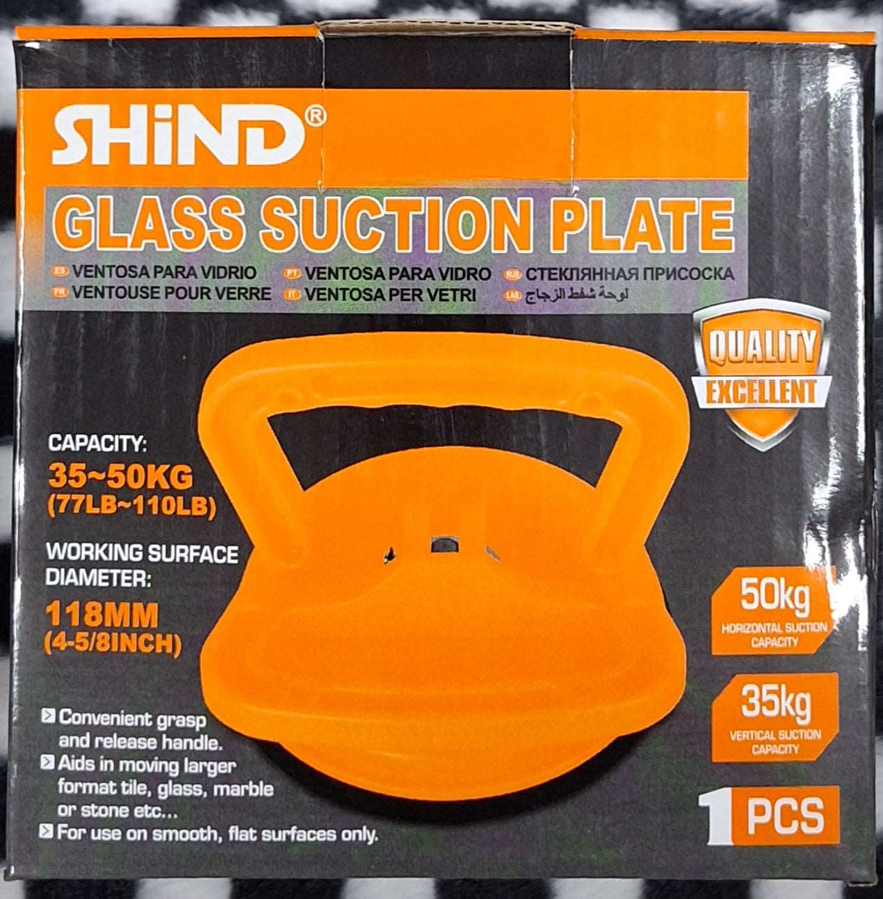 SHIND Claw Glass Suction Plate