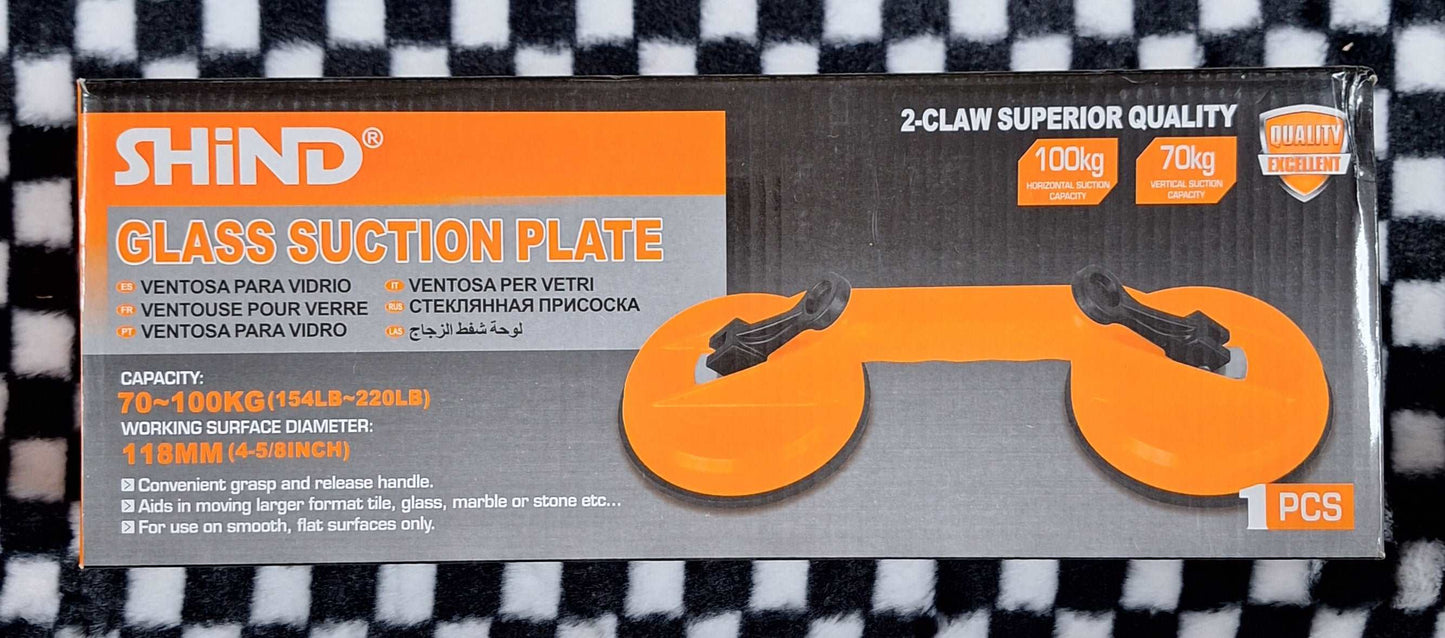 SHIND 2 Claw Glass Suction Plate