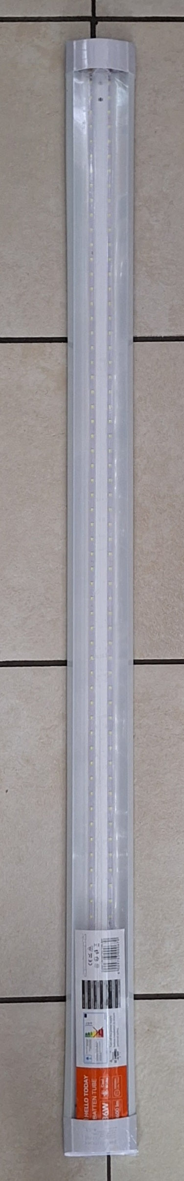 Hello Today 1.2m 36W Batten Tube LED Clear Light - Cool White 6500k