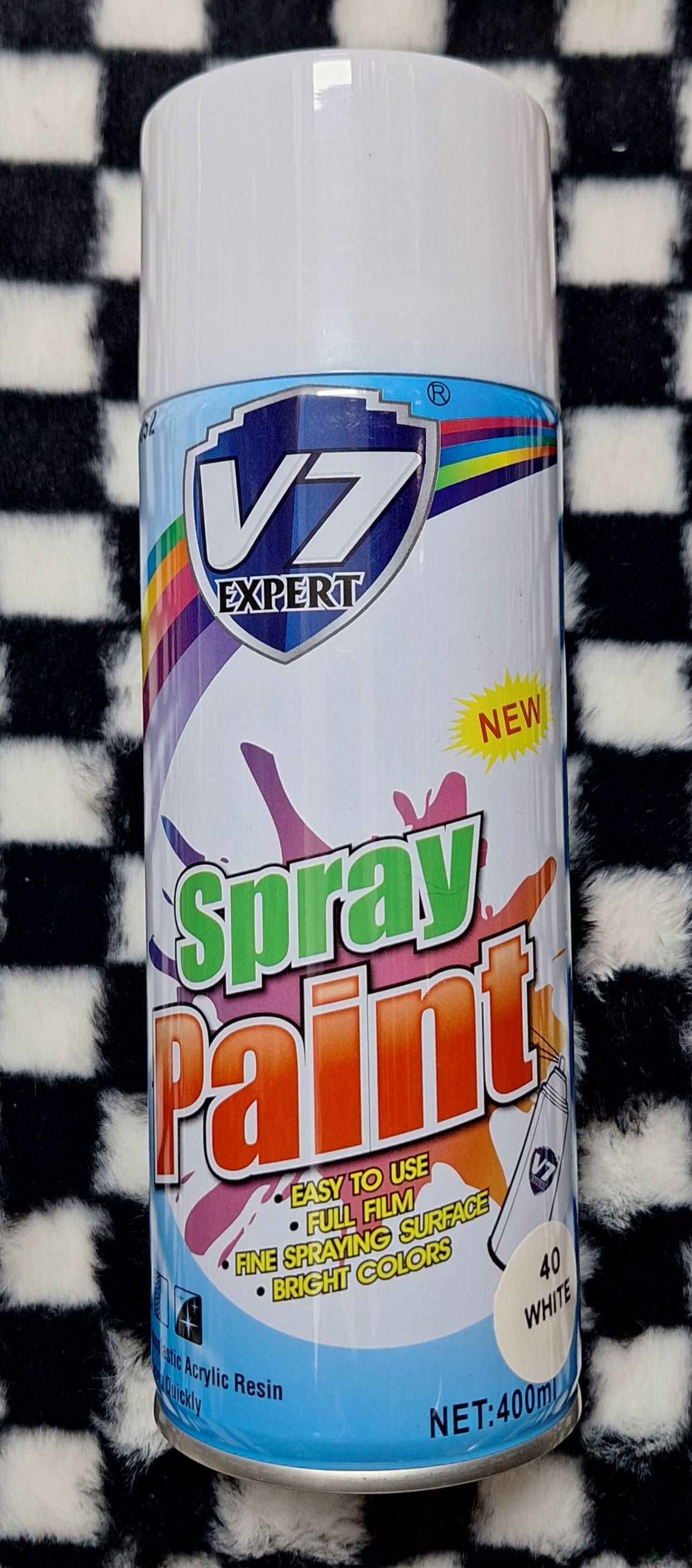 40 White Spray Paint - 400ml