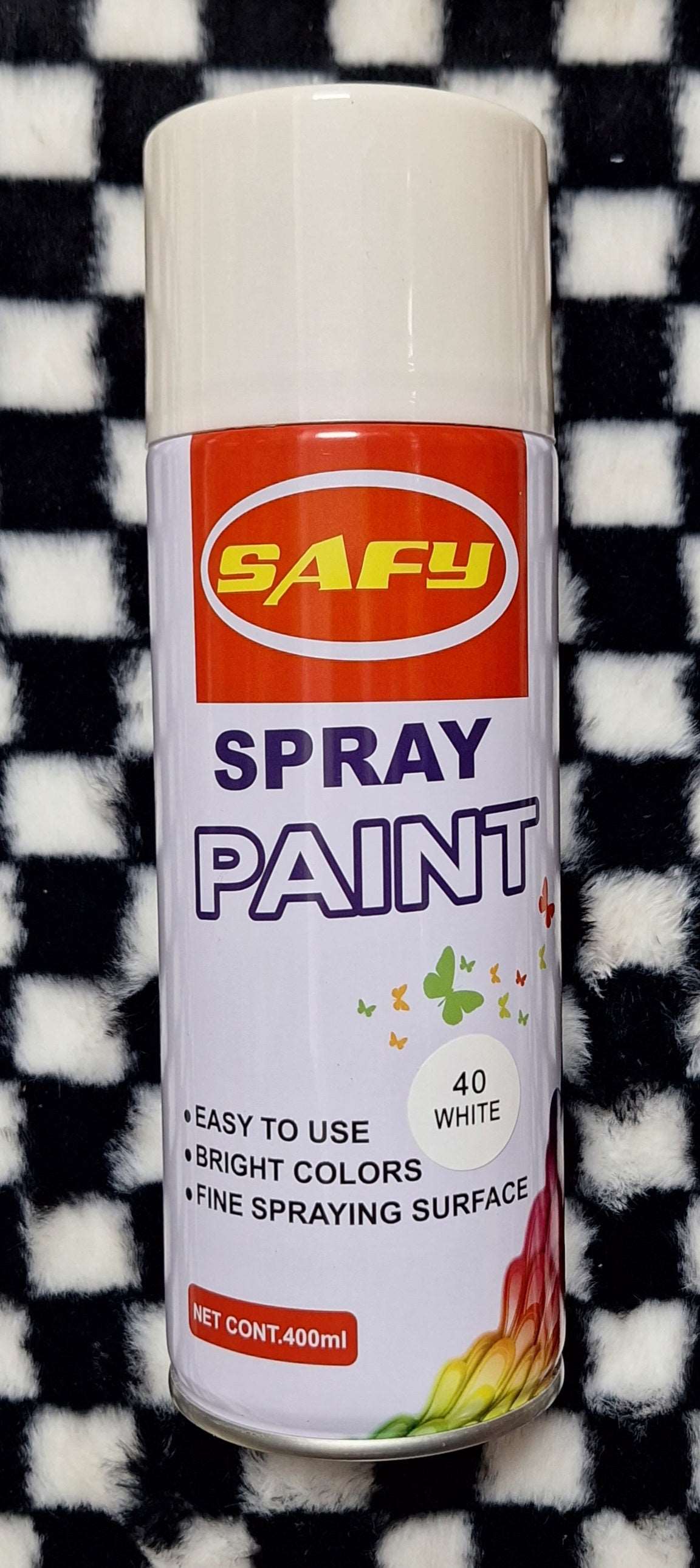 40 White Spray Paint - 400ml