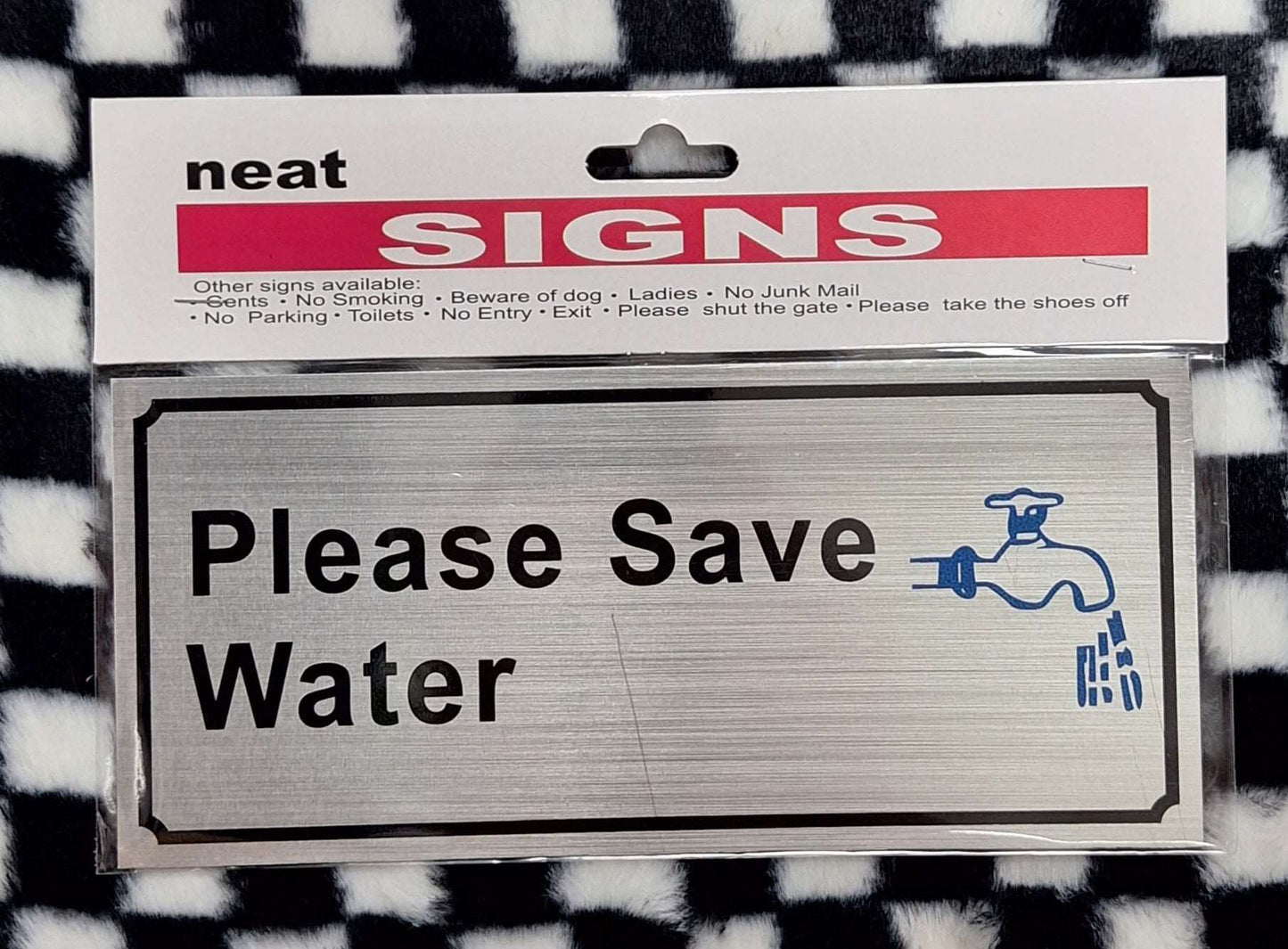 Please Save Water Metal Sign