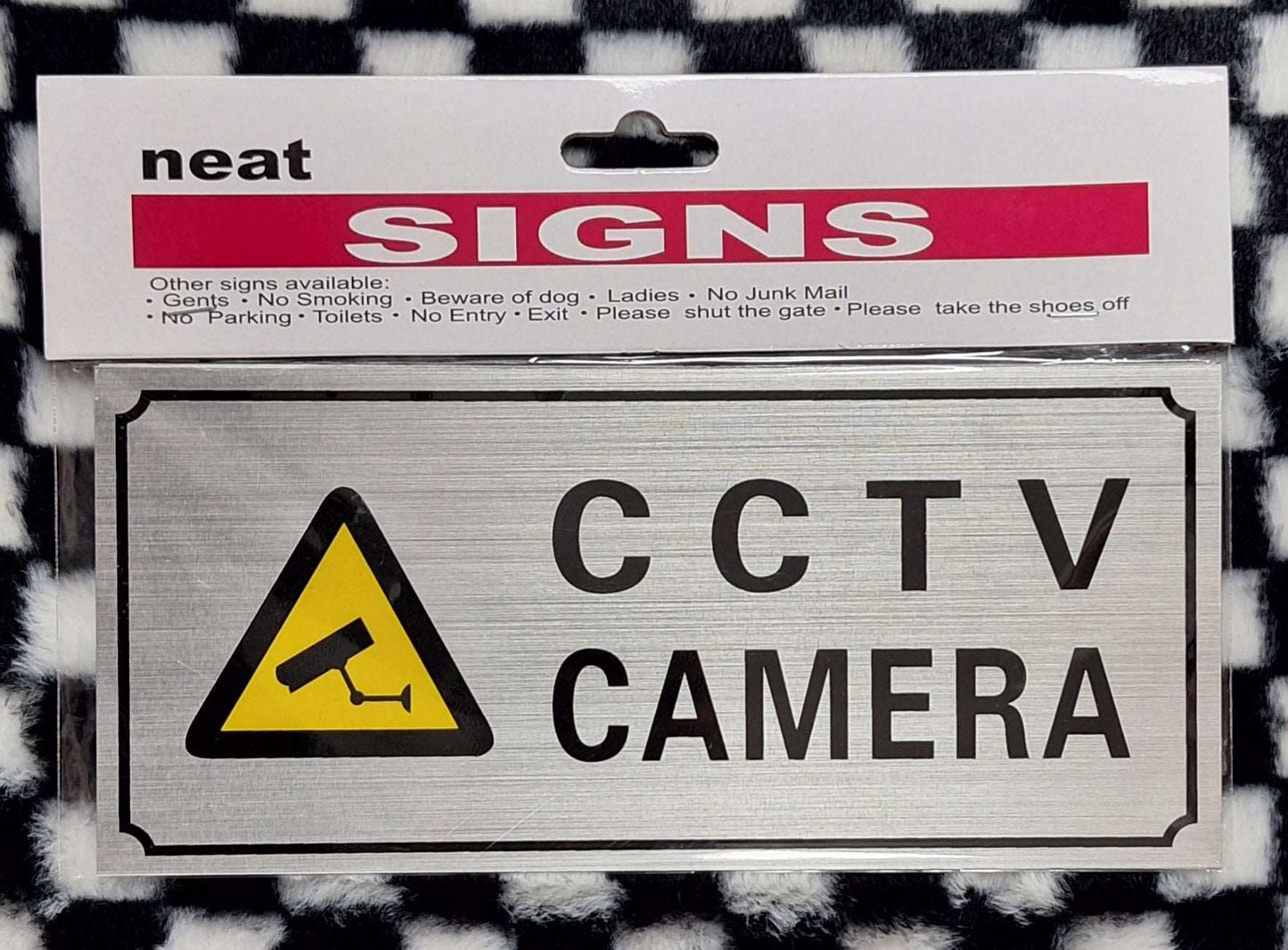 CCTV Camera Metal Sign