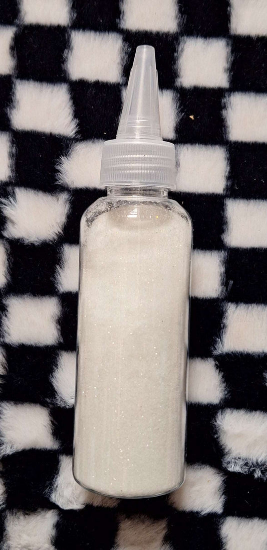 White Glitter Bottle ~150ml