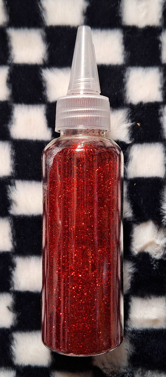 Red Glitter Bottle ~150ml