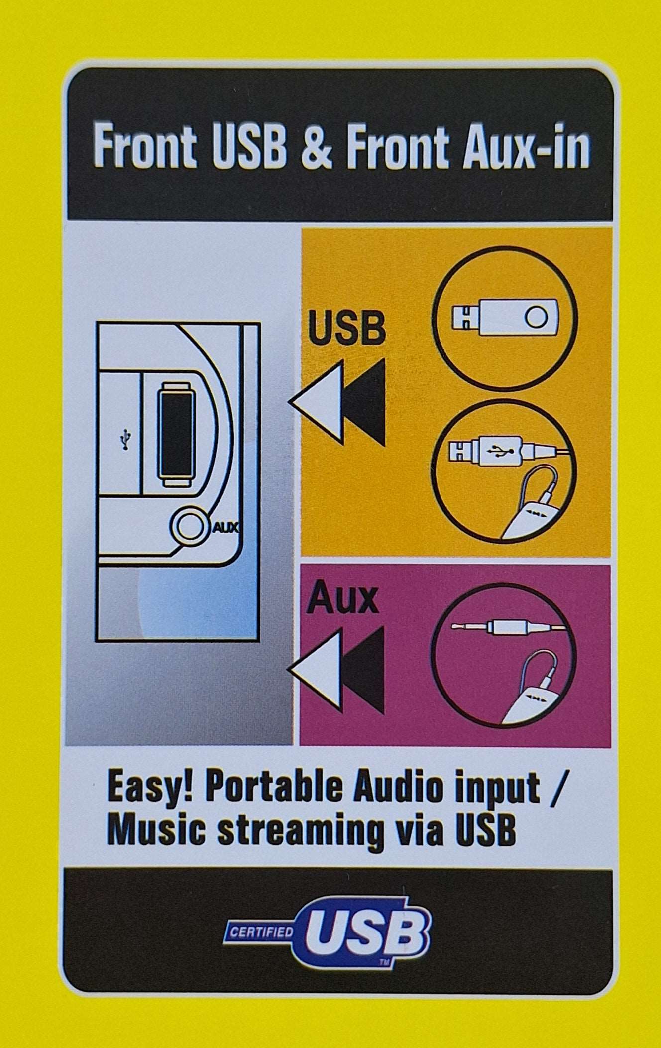 Andowl Car FM/AM Compact Disc Player - 52wx4