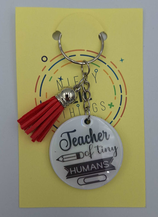 Custom-made Teacher Of Tiny Humans Keyring