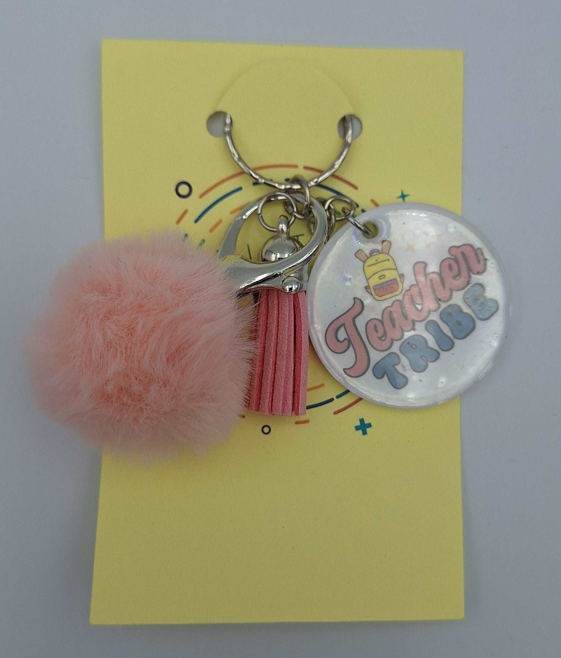 Custom-made Teacher Tribe Keyring