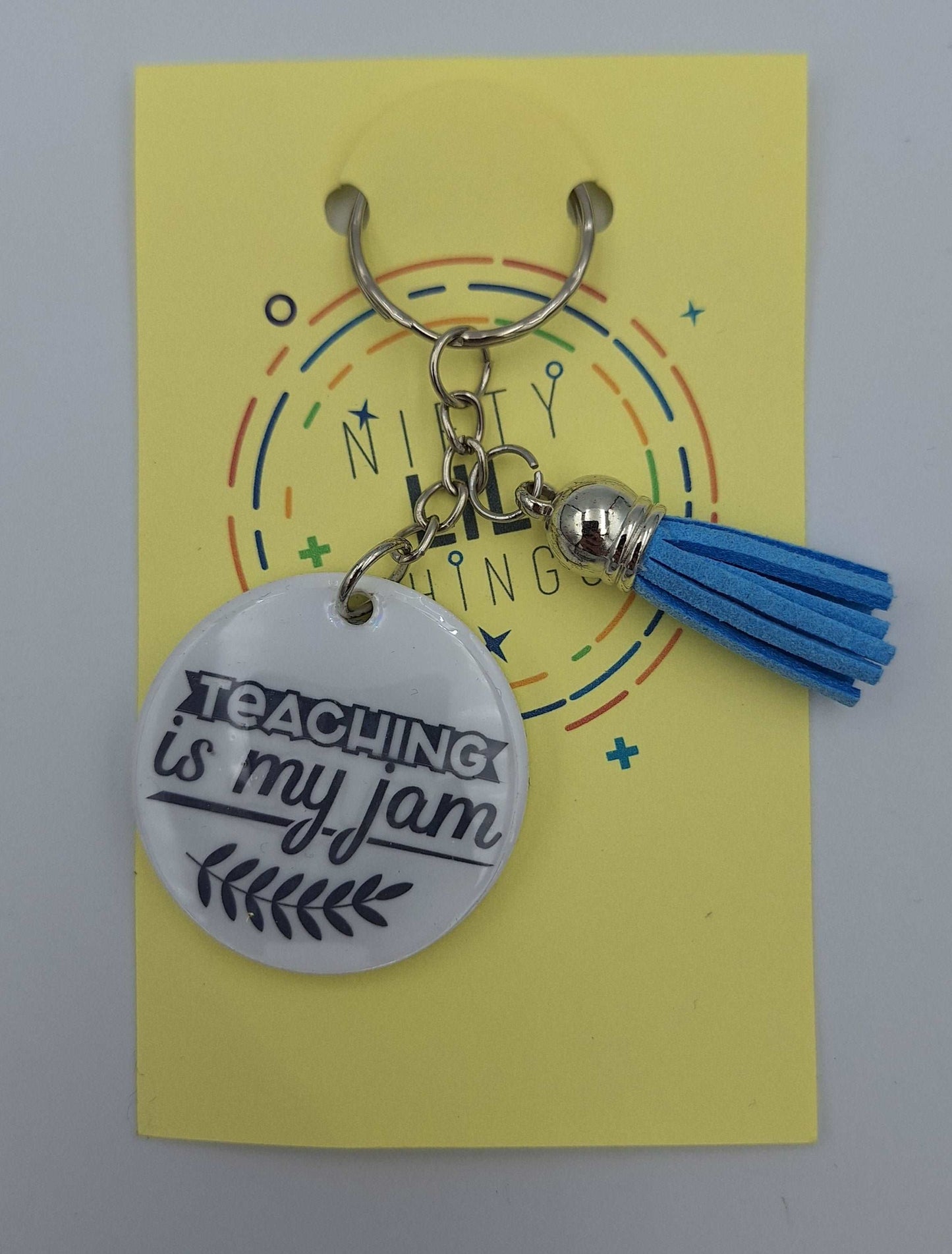 Custom-made Teaching Is My Jam Keyring