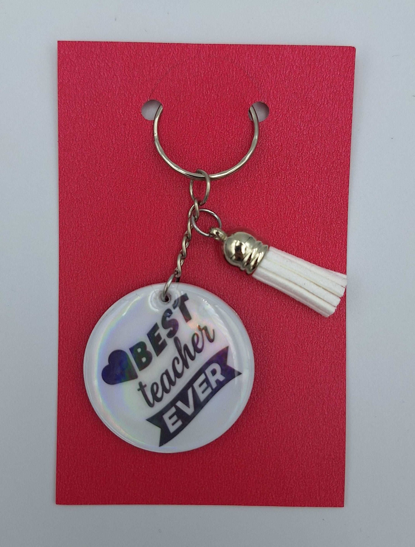 Best Teacher Ever Custom-made Keyring