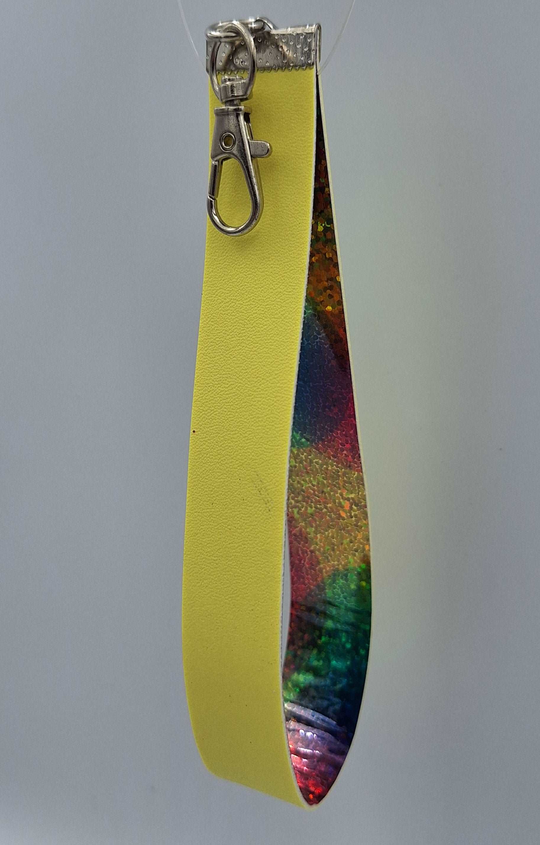 Custom-made Light Yellow Key Chain Accessory