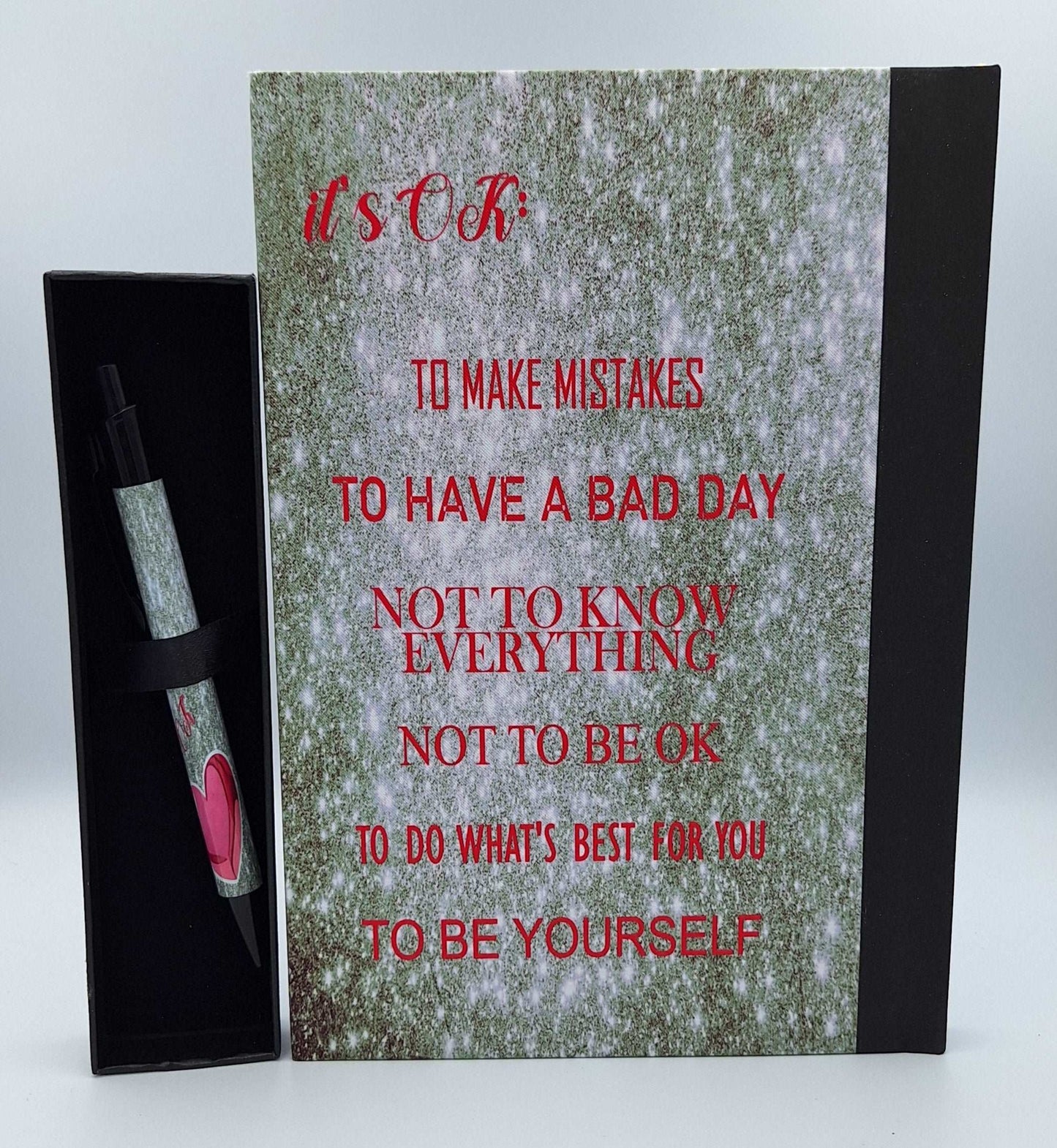 Custom Printed NoteBook (Quoted) With Matching Pen