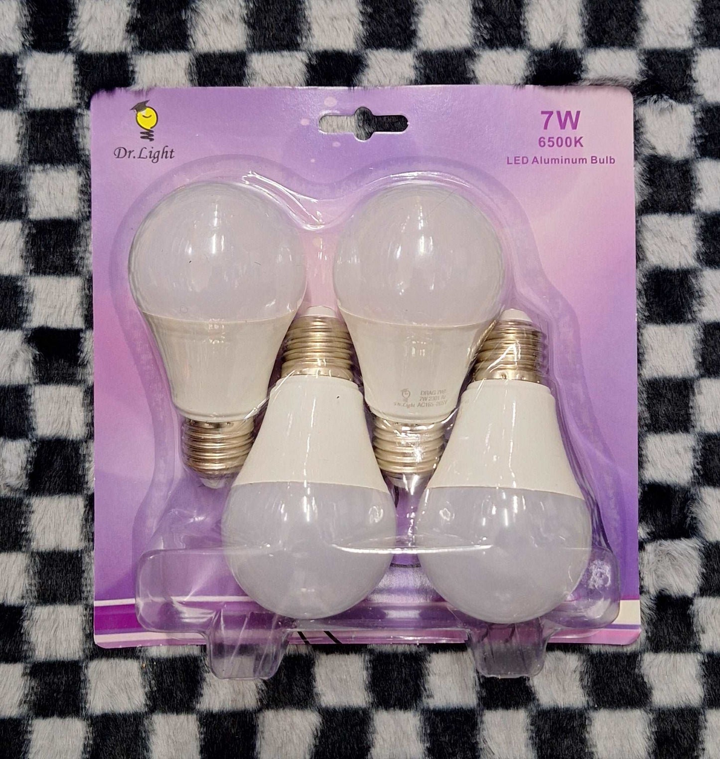 7watt Dr Light LED Aluminum Screw In Bulbs - 4pc E27