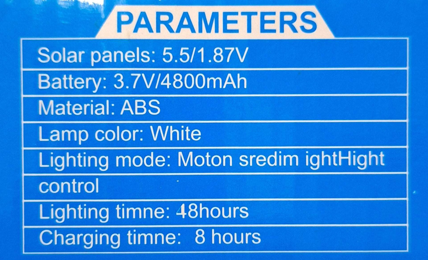 60w IP Camera Look alike LED Solar Charged Flood Light with Solar Panel