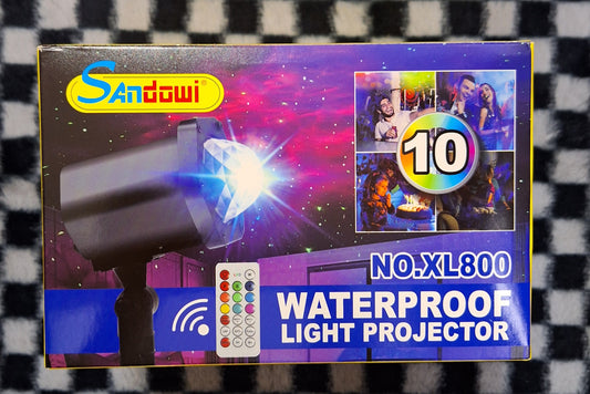 Sandowi Multi-Color Remote Controlled Weatherproof Light Projector