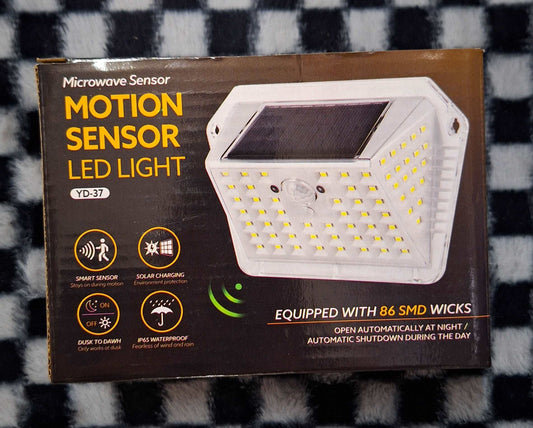 LED Motion Sensor Light - 86SMD Wicks