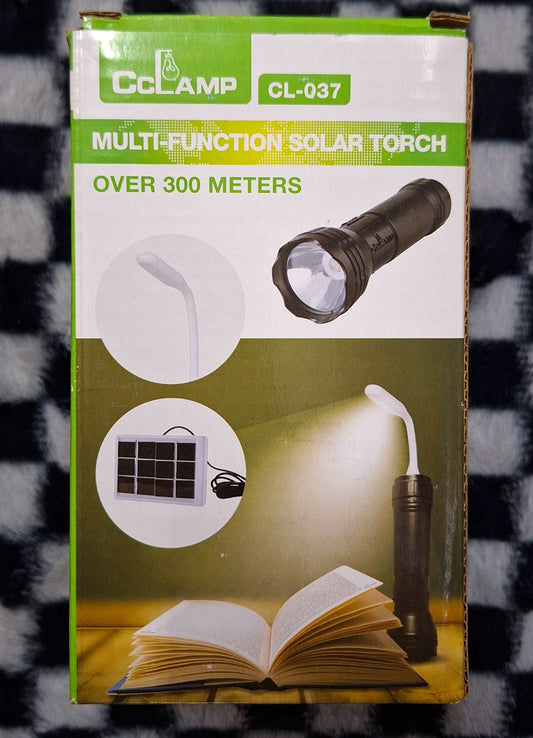 CcLamp Multifunctional Solar Torch With Desk Lamp Light