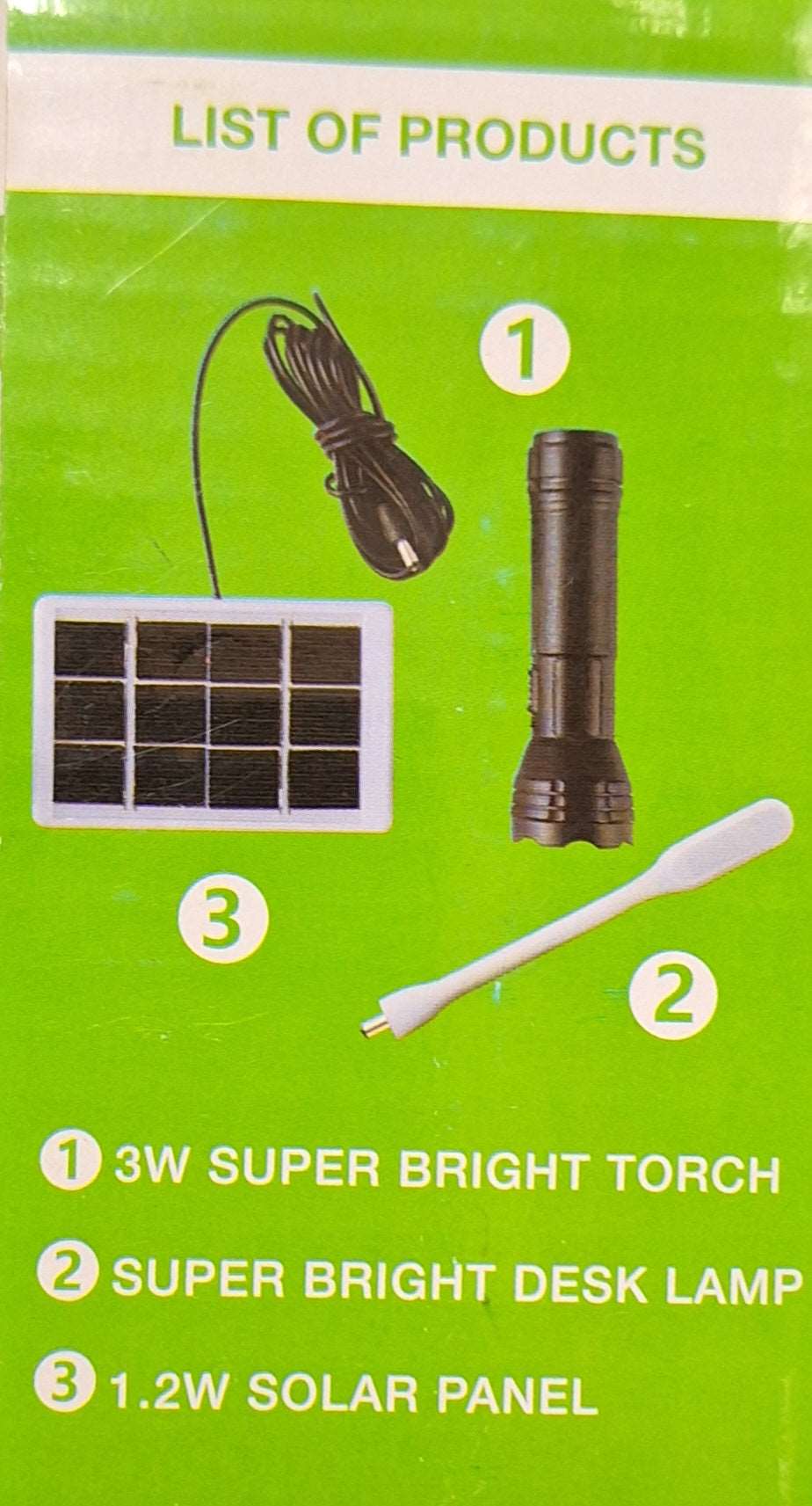 CcLamp Multifunctional Solar Torch With Desk Lamp Light