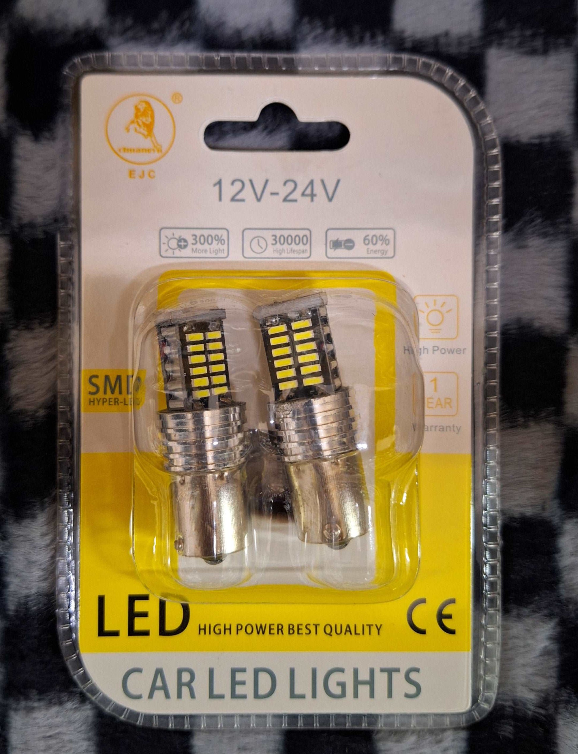 12V-24V SMD Hyper-LED 1156 Single Contact