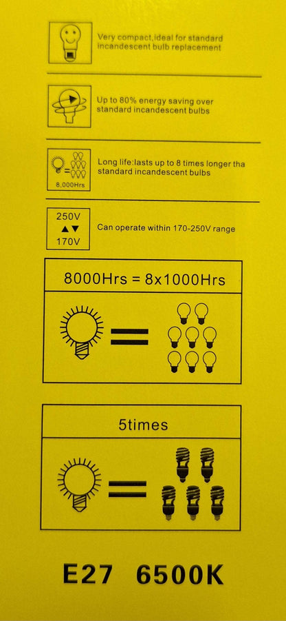 Andowl Rechargeable 20w E27 LED Bulb