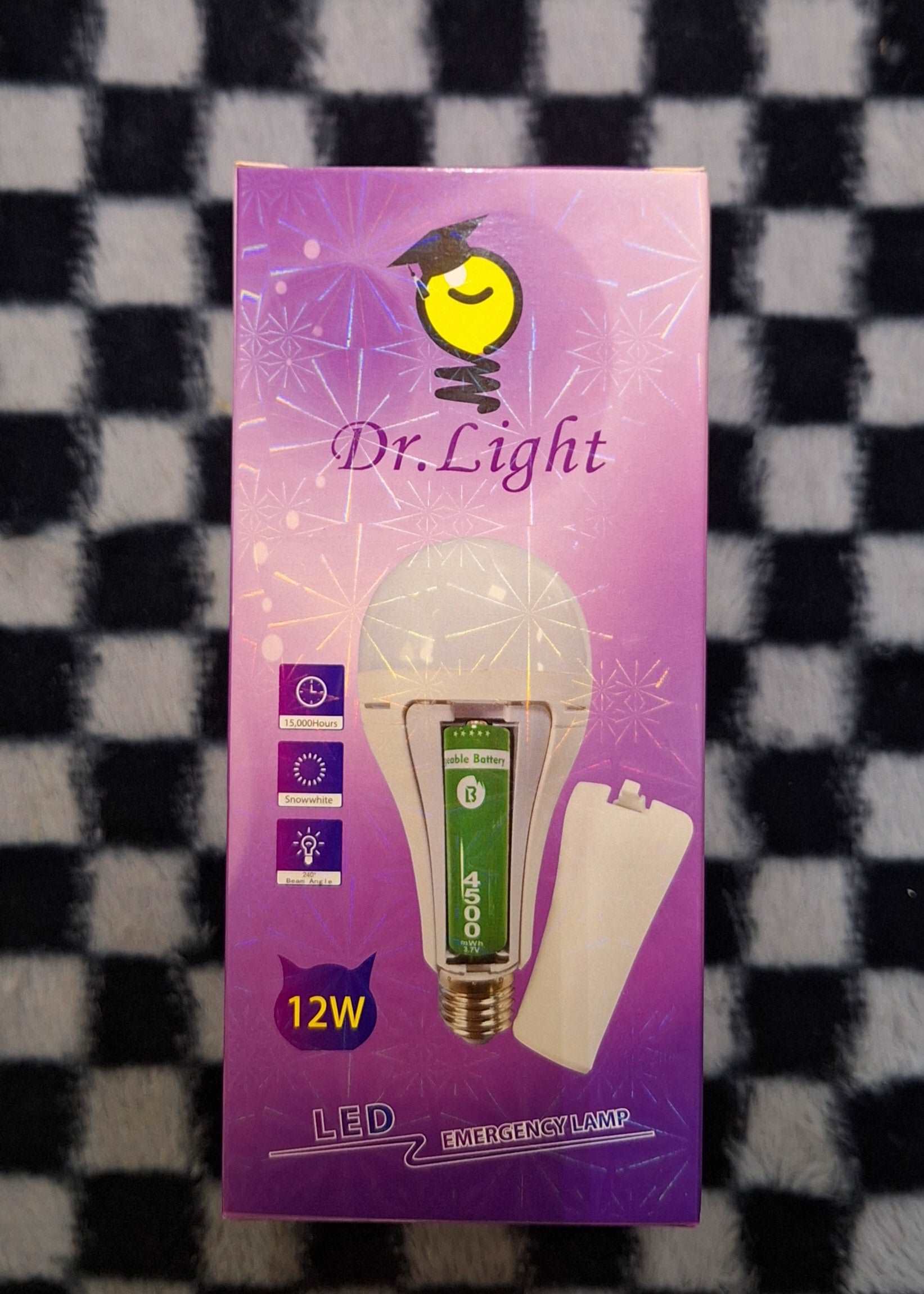 Dr. Light 12W LED Rechargeable Bulb E27