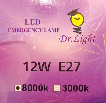 Dr. Light 12W LED Rechargeable Bulb E27