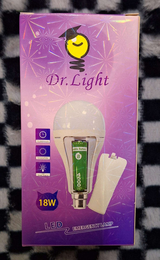 Dr. Light 18W LED Rechargeable Bulb B22