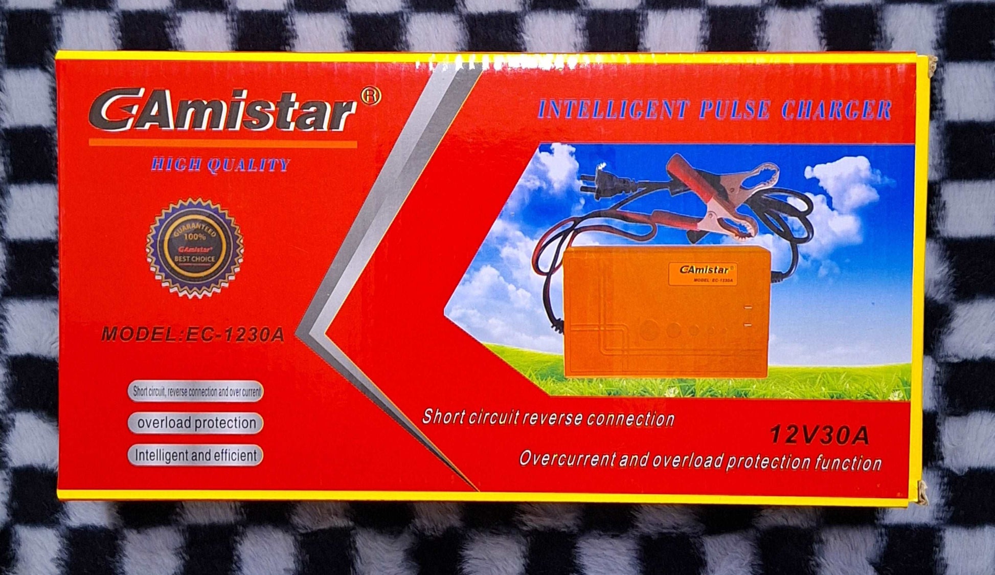 Gamistar Intelligent Pulse Battery Charger 12V 30A - 12V 40AH-12V300AH