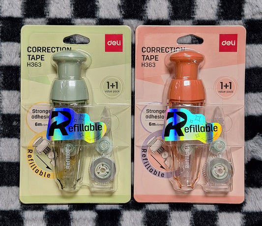 Refillable Correction Tape - Value Pack