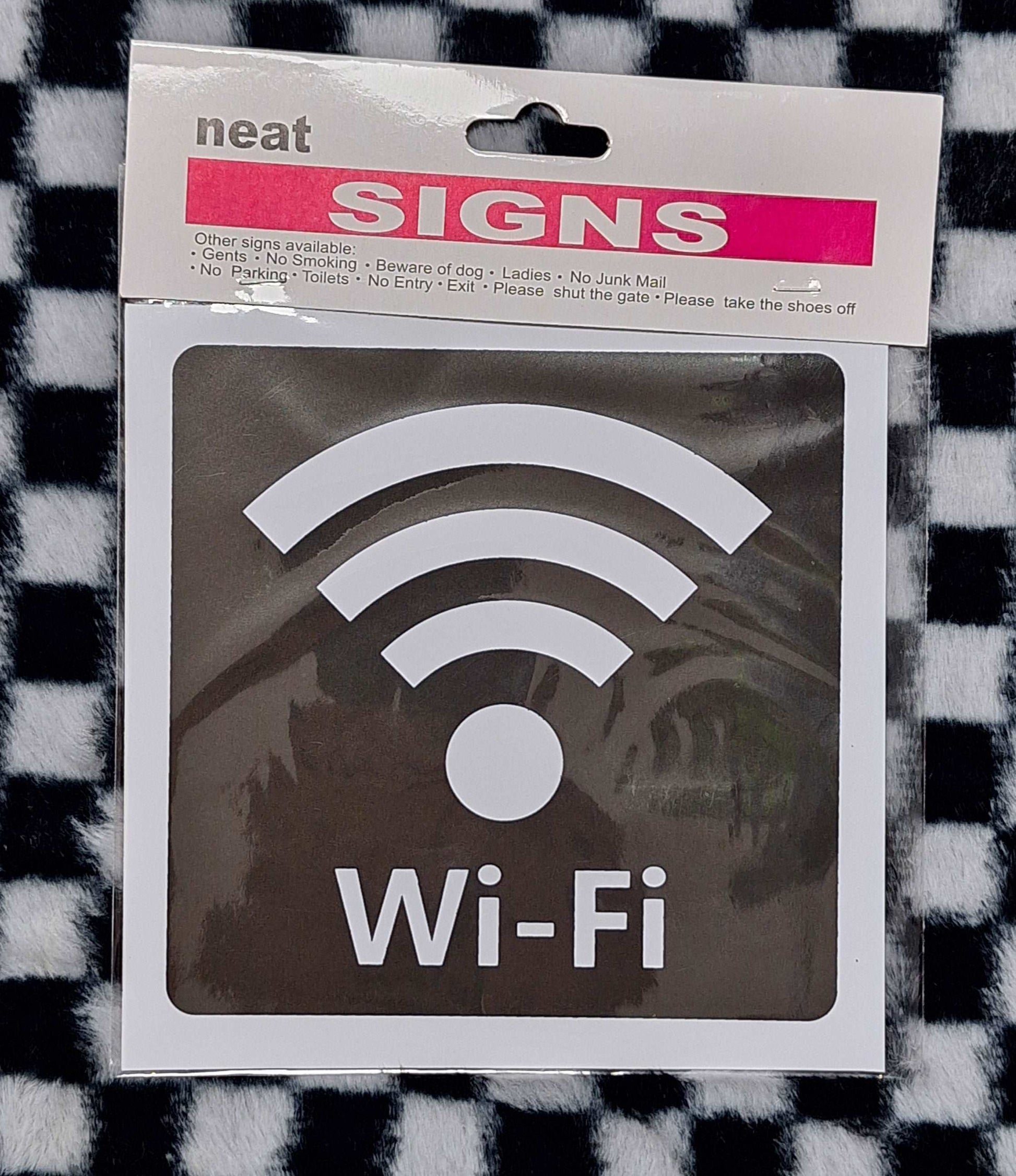 Black & White WI-FI Sign