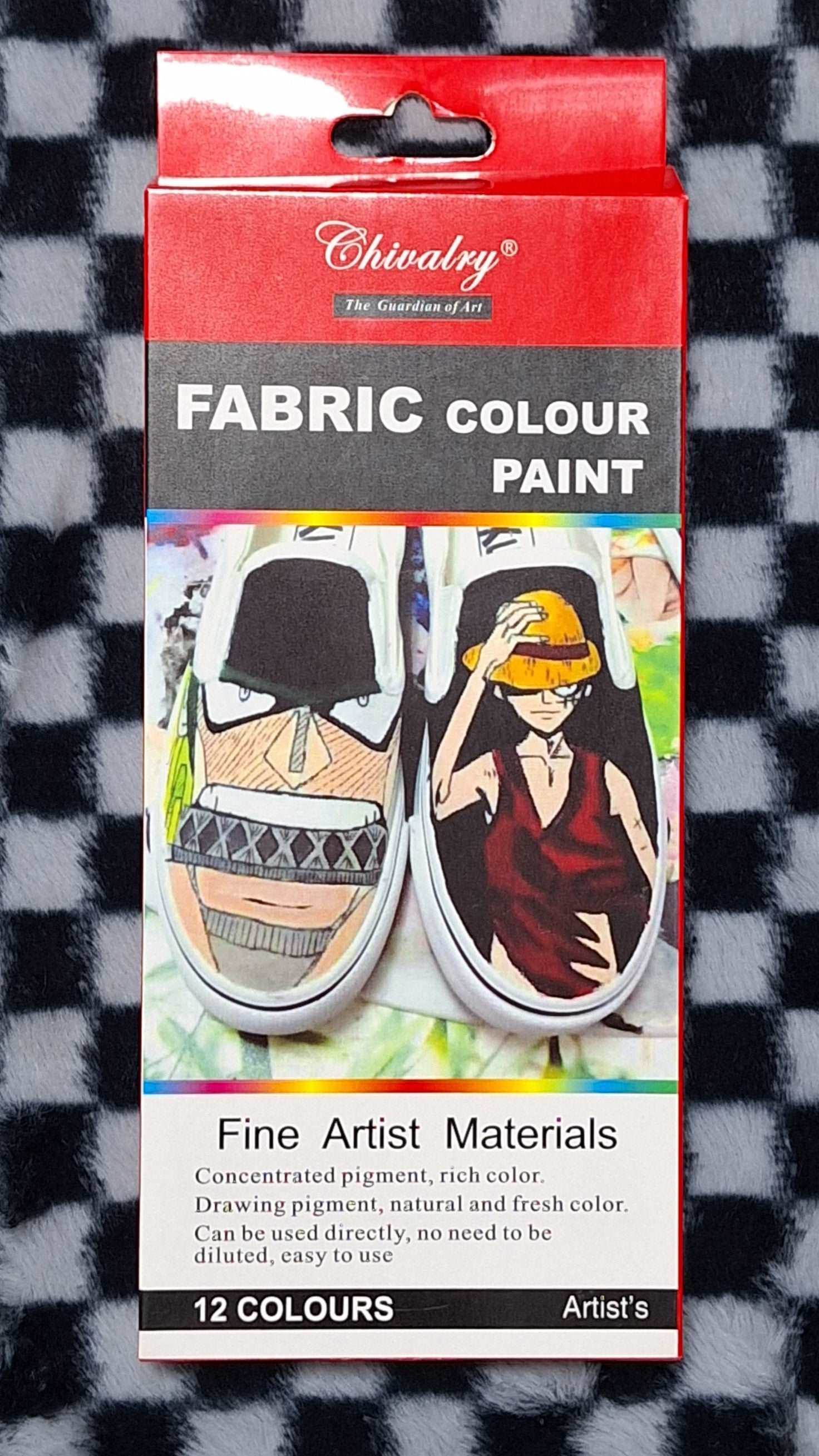 12 Colour Fabric Paint