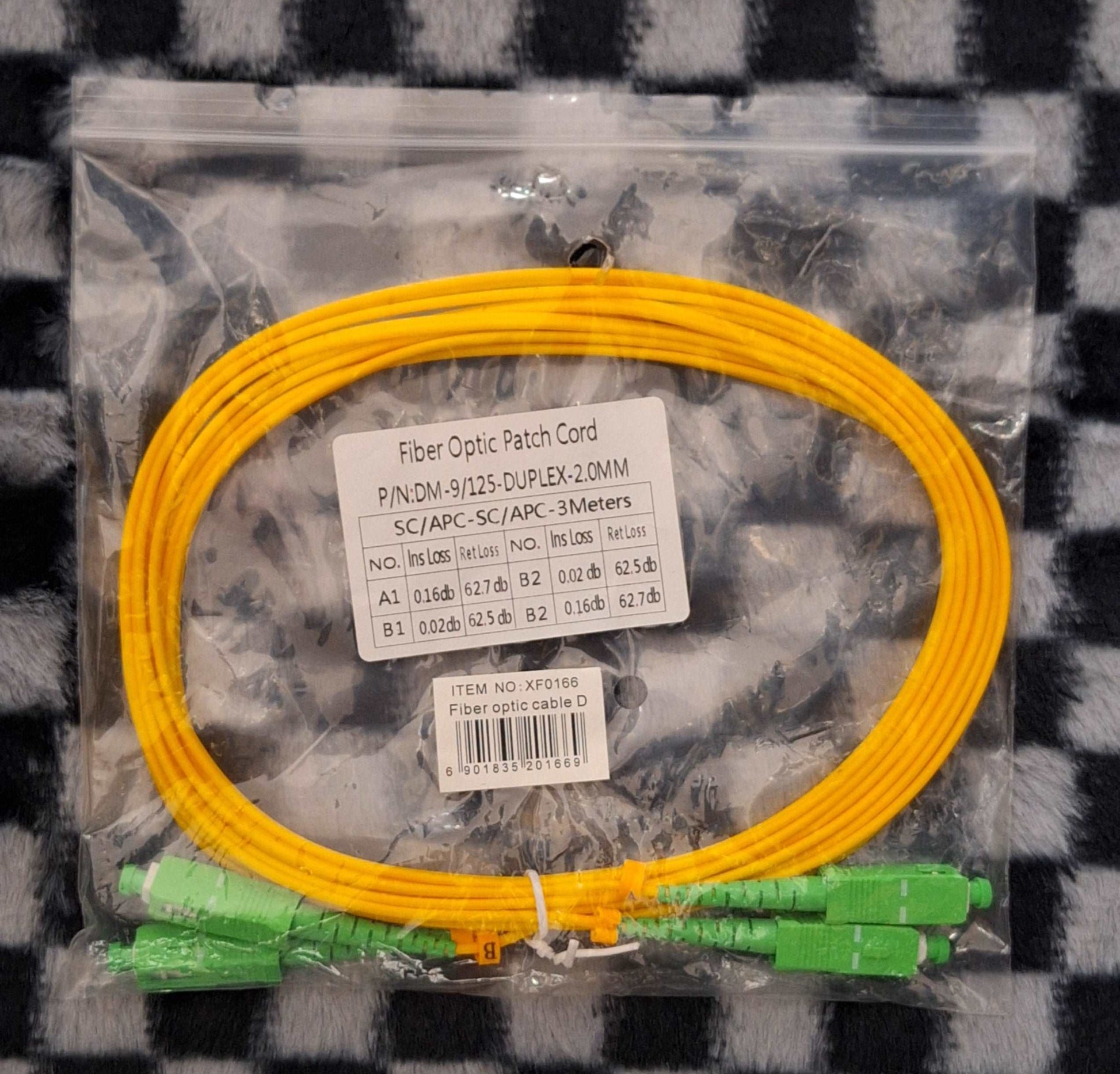 Fiber Optic Patch Cord - 3m