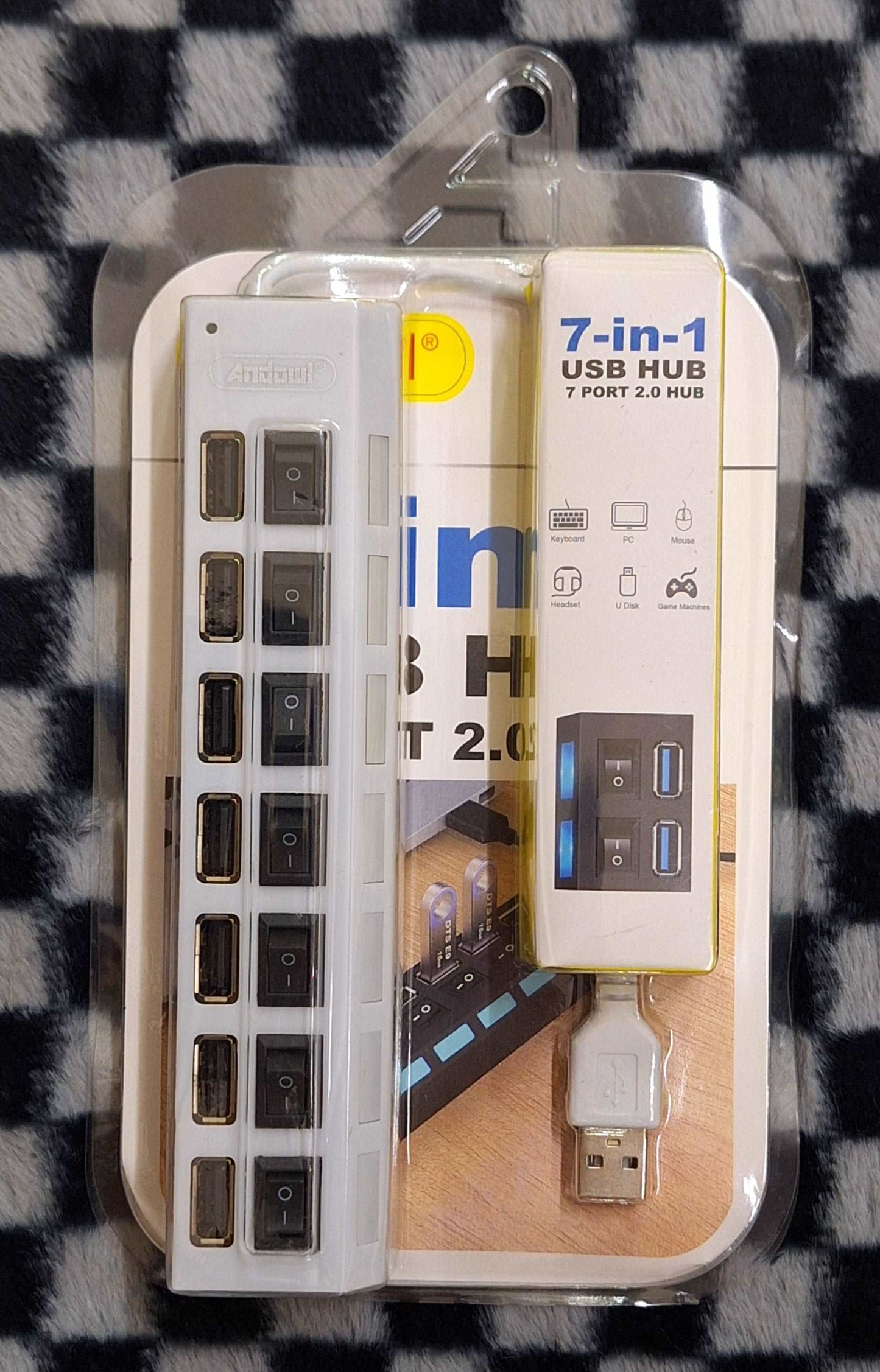 7 in 1 USB Hub 2.0