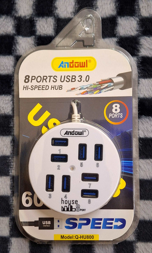 8 Ports USB 3.0 HI-Speed Hub