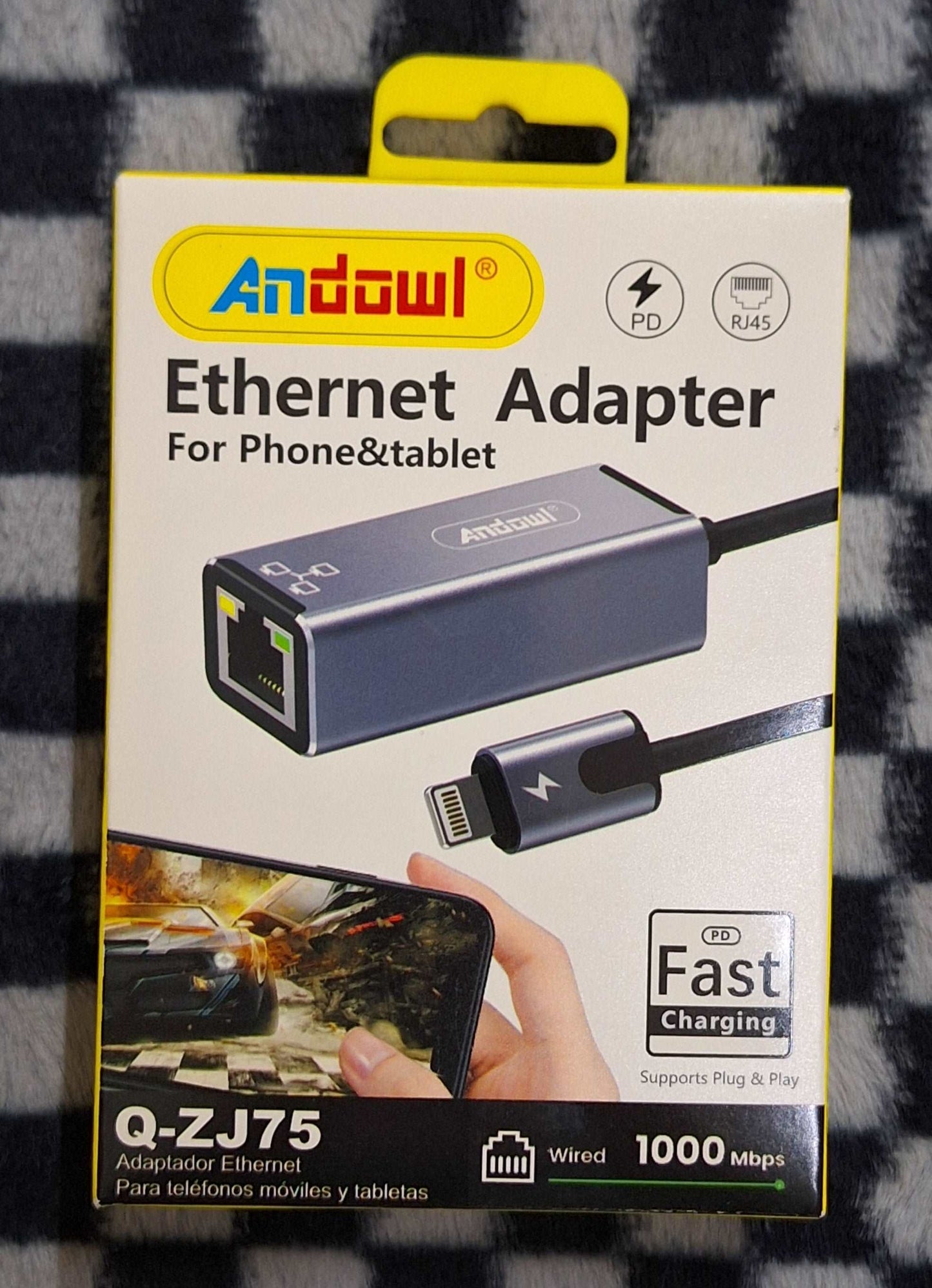 Plug and Play Ethernet Adapter For iPhones