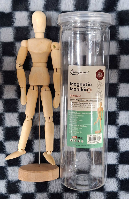 8inch (6x20cm) Adjustable Magnetic Mannequin